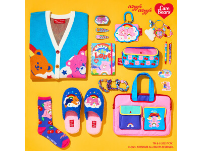 韓国発のライフスタイルブランド「wiggle wiggle」と大人気キャラクター『ケアベア(TM)』が夢のコラボレーション！PLAZA限定のカラフルポップなアイテムを要チェック！