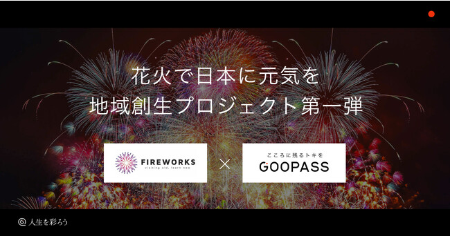 uԉ΂œ{ɌCvFIREWORKS~ulʂ낤vGOOPASŠnp[gi[ƂĂ̋Ɩg𔭕\