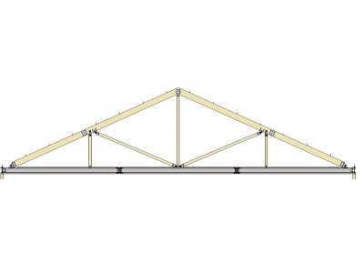 テクノストラクチャー専用のトラス系屋根フレーム構造「テクノビームトラス」を開発