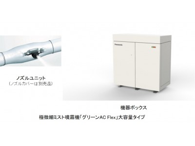 極微細ミスト噴霧機「グリーンAC Flex」大容量タイプを発売