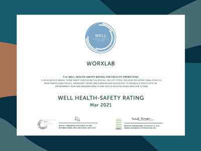 パナソニック東京汐留ビル ライブオフィス「worXlab（ワークスラボ）」WELL Health-Safety Rating取得