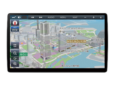 カーナビステーション Strada フローティング大画面モデル3機種を発売
