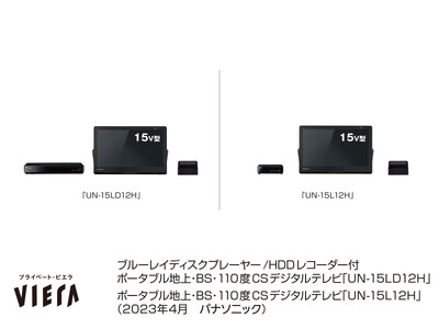 ポータブルテレビ「プライベート・ビエラ」新製品UN-15LD12H／UN-15L12Hを発売