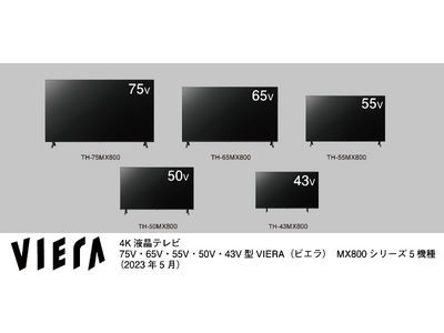 4K液晶テレビ ビエラ MX800シリーズ 5機種を発売