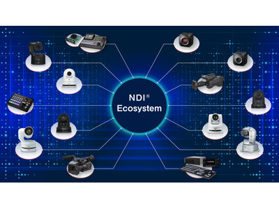 リモートカメラおよびカメラレコーダーのNDI(R)標準対応機器を拡大