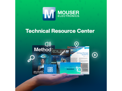 マウザー、技術コンテンツと製品情報が検索しやすい「テクニカルリソースセンター」を新規開設