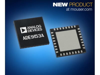 マウザー、次世代スマートメータシステムに最適なアナログ・デバイセズ社の電力計測IC「ADE9xxx」の取り扱いを開始