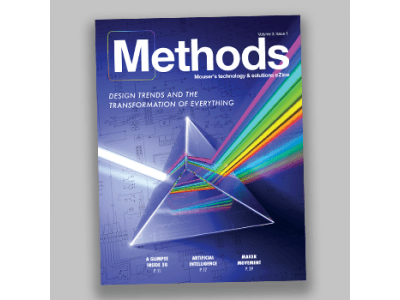 マウザー、テクノロジー関連電子マガジン『Methods』最新号にて、変革技術による新たな動向を特集