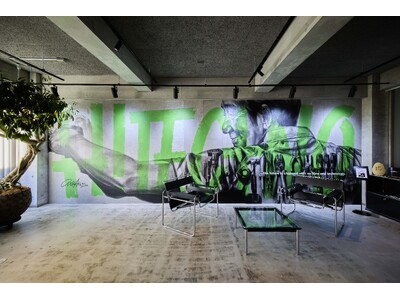 OVER ALLs、ハイテクノ新社屋の2フロアに壁画制作