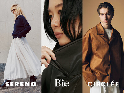 レディース「SERENO」「Bie」、メンズ「CIRCLEE」--日常とモードを横断する3ブランドが新た...