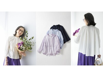 発売1か月で6,000枚完売のブラウスを再発売！販売部数No.1雑誌『ハルメク』が読者と共同開発した、大人世代のリアルなおしゃれの悩みに応える一着
