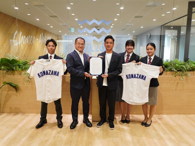 ウィルオブ・コンストラクション、駒澤大学体育会準硬式野球部とパートナーシップ契約を締結