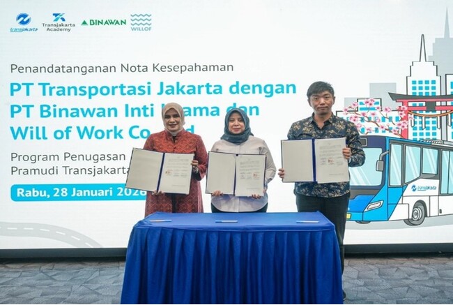 【日本初*1】インドネシア国営バス会社「トランスジャカルタ」と大型バス運転・特定技能ドライバー育成でMOU（基本合意書）締結