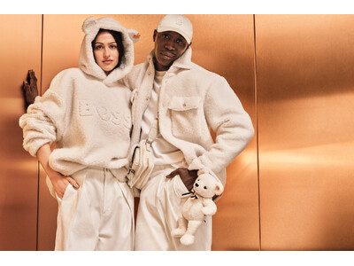 テディベアのぬくもりとスタイルを纏う、ホリデーカプセルコレクション「BOSS X STEIFF」が登場