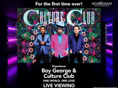 Boy George & Culture Club“One World, One Love” LIVE VIEWING開催決定！