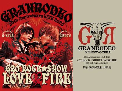 『GRANRODEO 20th Anniversary LIVE 2025 G20 ROCK☆SHOW　LOVE＆FIRE ～愛と情炎のGRANRODEO～』舞台挨拶付先行上映会　開催決定！