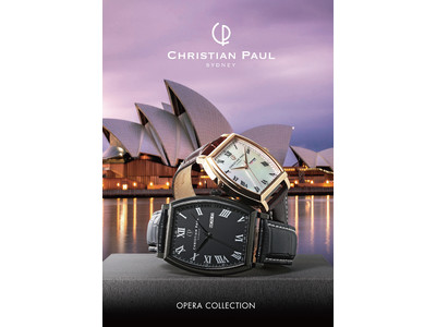 シドニーのウォッチブランド「クリスチャンポール」から、オペラハウスをモチーフにした「OPERAコレクション」発売　モダンクラシックなトノー型ウォッチが新登場！