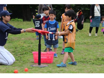 埼玉西武ライオンズ 「親子で楽しめるキャッチボール体験イベント」を狭山市で開催！