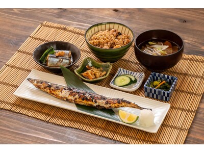 おふろcafe 白寿の湯「お食事処 俵や」に秋限定メニューが登場！　旬の秋さんま、神川町産の梨など、季節の味に発酵のアレンジを加えて提供します