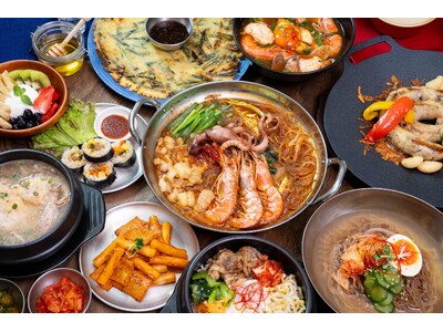 埼玉にいながら韓国の食や文化を満喫する「韓国フェア」。埼玉県内のおふろcafe や玉川温泉、武甲温泉、オーパークおごせで提供する韓国メニューの内容を発表！