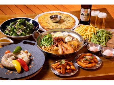 韓国グルメとおふろで温まる。おふろcafe ハレニワの湯におふろ・サウナ・食事で1日ゆったり過ごせる宴会プランが登場