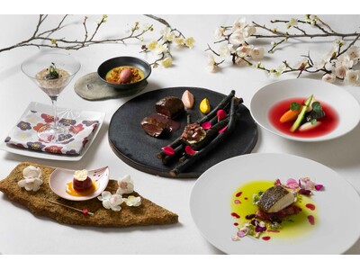 各位越生梅林梅まつりの時期に合わせて“梅の1年の移ろい”をテーマとした宿泊者向けディナーコースを提供開始...