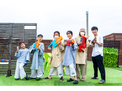 1日中遊び倒せる「おふろcafe ハレニワの湯」は、ゴールデンウィーク期間中、水鉄砲バトル、BBQ、ワー...