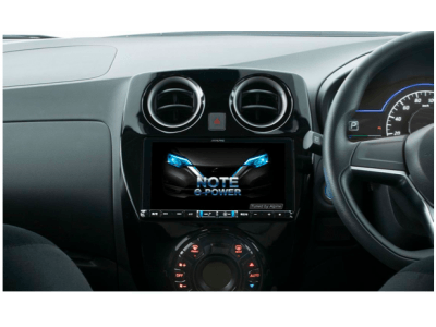 人気のコンパクトカー向けに大画面カーナビ登場　日産・ノート専用ビッグ X を発表