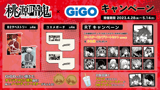 並行輸入品] アリスギアアイギス gigo限定 タペストリー コンプセット