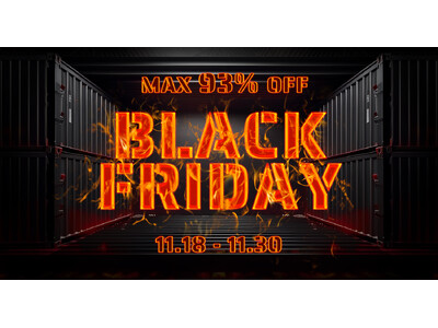 アジア人気ブランドが集結！60％の『BLACK FRIDAY』が11/18(火)よりスタート