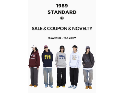韓国アイドルも着用で話題の「1989STANDARD（1989スタンダード）」が60%でノベルティ特典付...