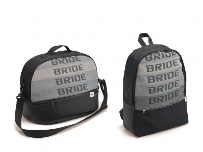 自動車レーシングシートのＢＲＩＤＥから４月２０日より発売、ヘルメットバッグ・デイバッグ登場!!