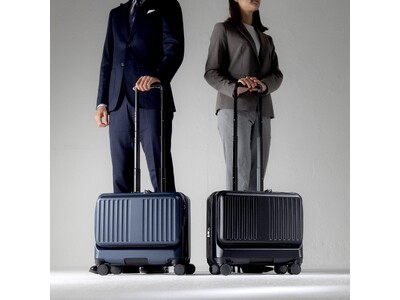 ＜シリーズ累計販売数 1万個突破＞ANAオリジナルのフロントオープンキャリー　ビジネスバッグ感覚で使える、機内持ち込み可能な横型モデルが登場！