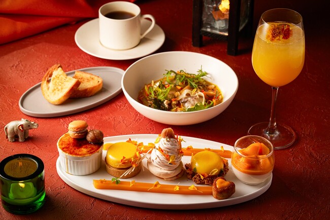 オレンジに彩られた、秋の恵みとアジアンフレーバーが織りなす2つの食体験「オリエンタル オータム アフタヌーンティー」＆「アジアン ランタン夜市」2025年11月1日（土）～11月30日（日）