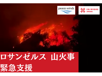 アメリカ・ロサンゼルスでの大規模な山火事被害　日本の緊急支援チームが出動