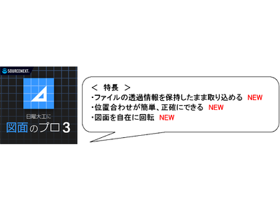 日曜大工やDIYに便利な図面作成ソフト「図面のプロ3」6月8日（水）新発売