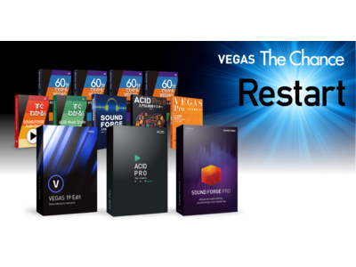 「TheChance Restart　VEGAS 19割引フェア」を開催　シリーズ製品を大型割引　7月15日（金）～28日（木）まで