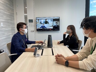 会議用360度webカメラ「KAIGIO CAM360」がエイチ・ツー・オー リテイリングの新オフィスに導入