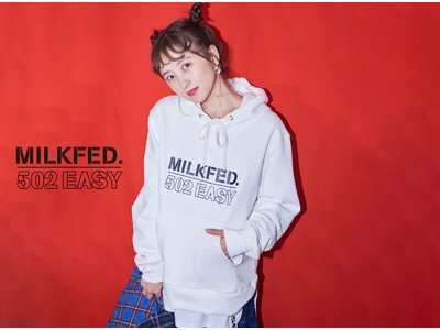 女優「小松彩夏」のD2Cファッションブランド『502EASY』×『MILKFED.』コラボアイテム販売開始！