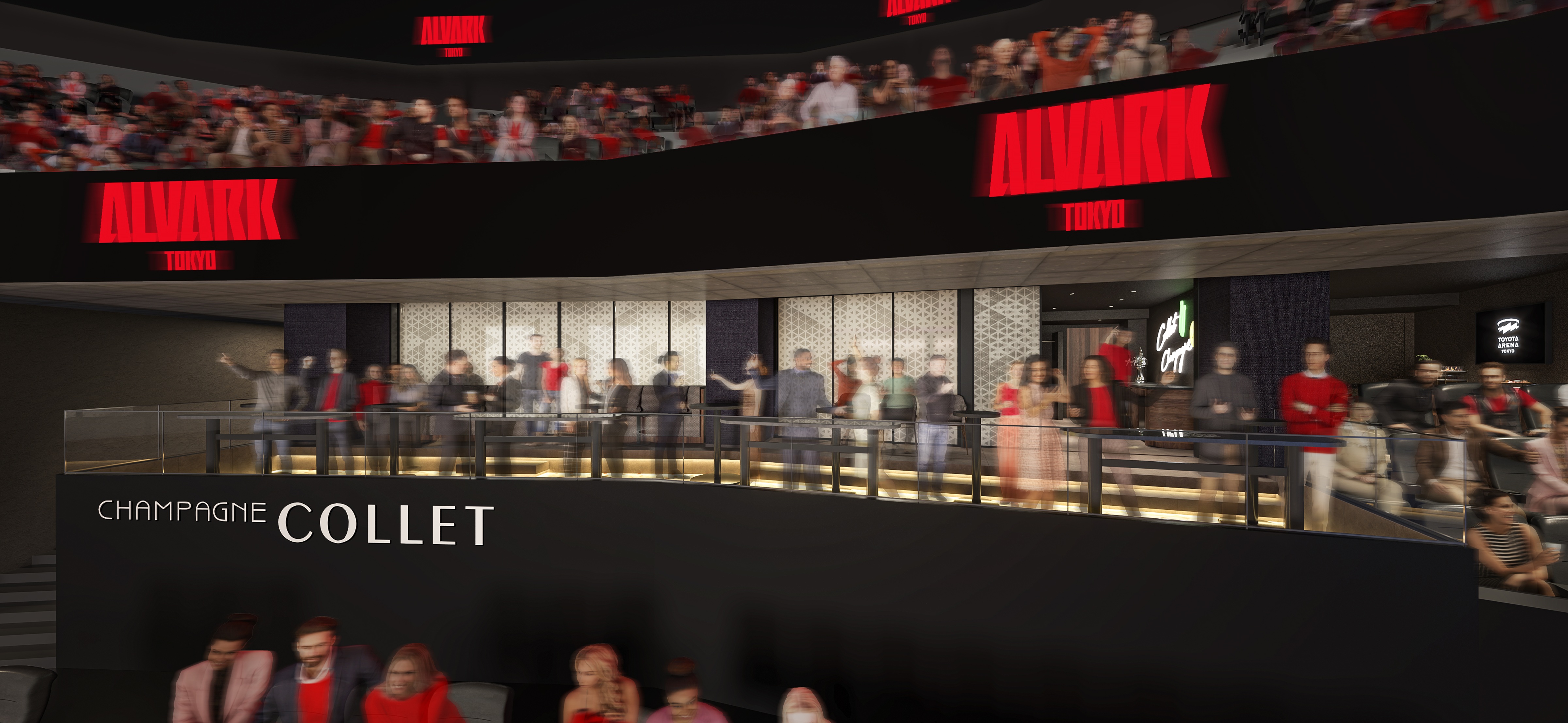 CHAMPAGNE COLLET （シャンパーニュ コレ）パーティーラウンジ誕生！〈2025年秋開業 新アリーナ「TOYOTA ARENA TOKYO」〉