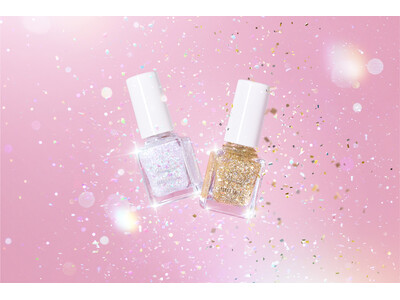パラドゥの人気ネイルシリーズに、グリッタリーネイルが新登場！贅沢ラメが上品にきらめき、シーンを選ばず使える＜ホログラム入り＞の2色。