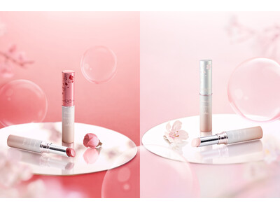 「桜お守りリップ」から、赤が透ける桜つぼみ色と定番色のスペシャルパッケージを限定発売。京都『鈴虫寺』にてご祈願済。