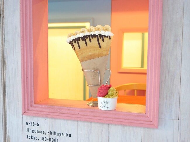 原宿に“黄金クレープ”と本格ジェラートの新体験店舗が誕生!