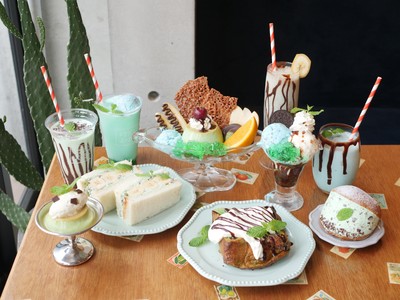パンとエスプレッソとの姉妹店「旬゛喫茶トサボリパーラー」がチョコミント祭をスタート！