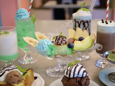 パンとエスプレッソとの姉妹店「旬゛喫茶パンエス」がチョコミント祭をスタート！