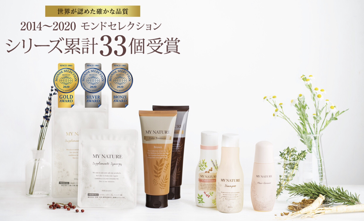 2020年度「モンドセレクション」をマイナチュレシリーズ全商品が受賞！