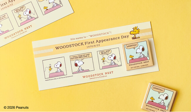 【WOODSTOCK NEST】ウッドストック初登場の日をお祝いしたノベルティをプレゼント♪