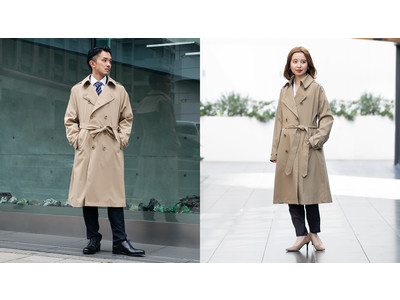 作業着スーツ発祥のボーダレスウェアブランド「WWS」が花粉・ウイルス対策になるアウター「洗えるトレンチコート」と「洗えるライトMA-1(エムエーワン)」を2月26日(水)より新発売