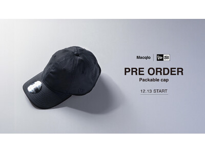 “黒×高機能”アパレル『Macqlo』×ヘッドウェアブランド「NEW ERA(R)」大人気コラボキャップがリニューアル！ 12月13日(金)より予約販売開始