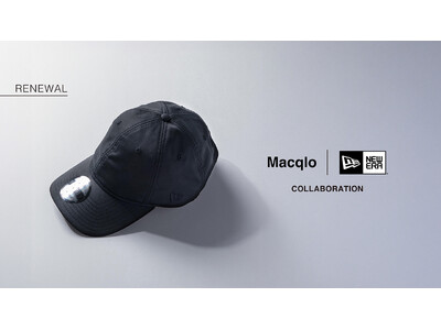 “黒×高機能”アパレル「Macqlo」×ヘッドウェアブランド「NEW ERA(R)」大人気コラボのキャップとバケットハットが1月31日(金)より発売！